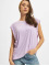 Urban Classics Tops sans manche Ladies Modal Padded Shoulder pourpre